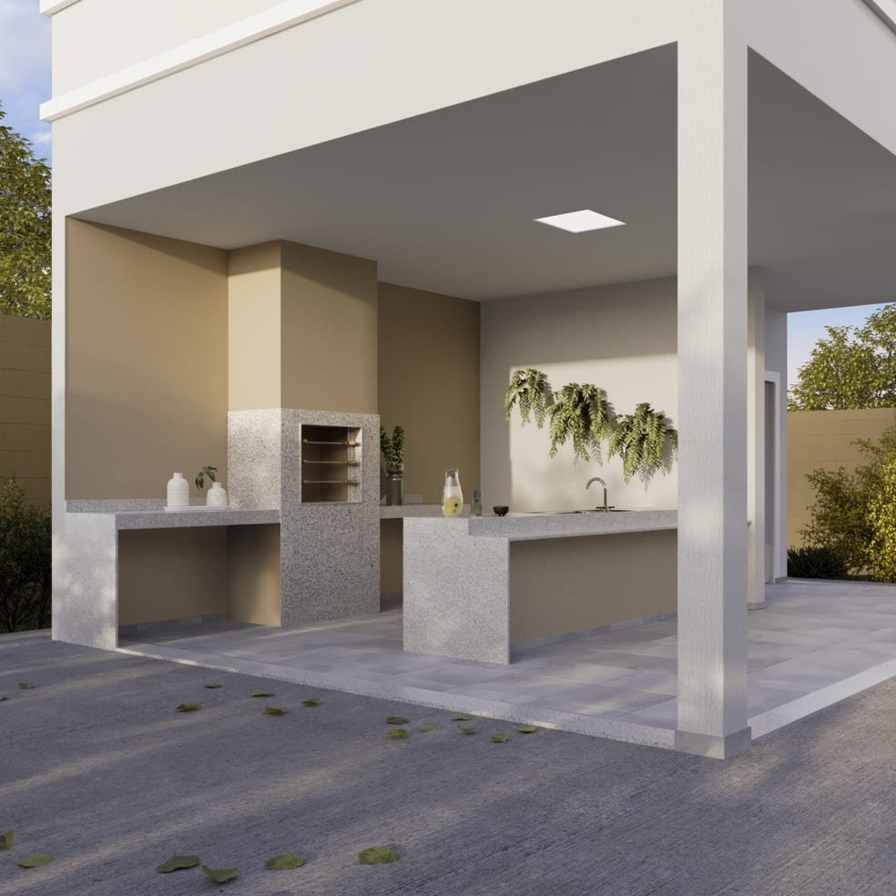 Residencial Jardim Bonsai – Churrasqueira